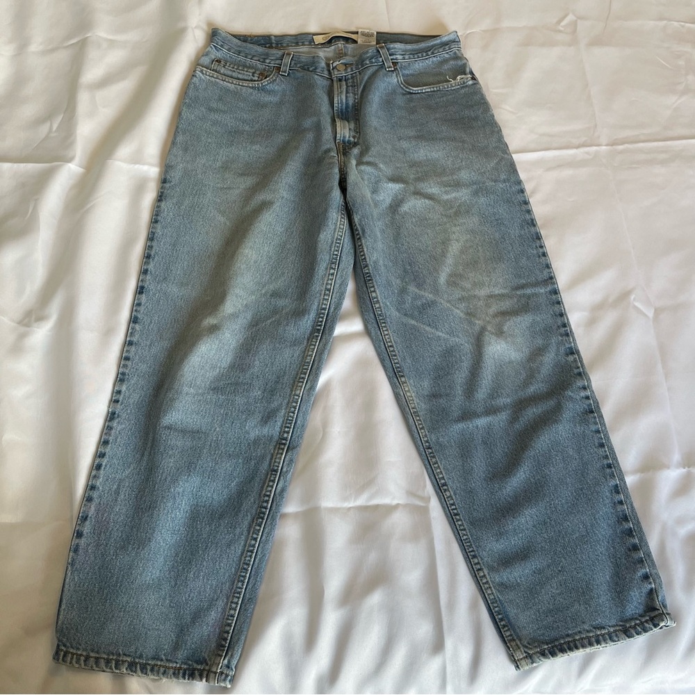 Levi's 560 Men's Comfort Fit Tapered Leg Jeans, Light Wash, W36 L30, Vintage